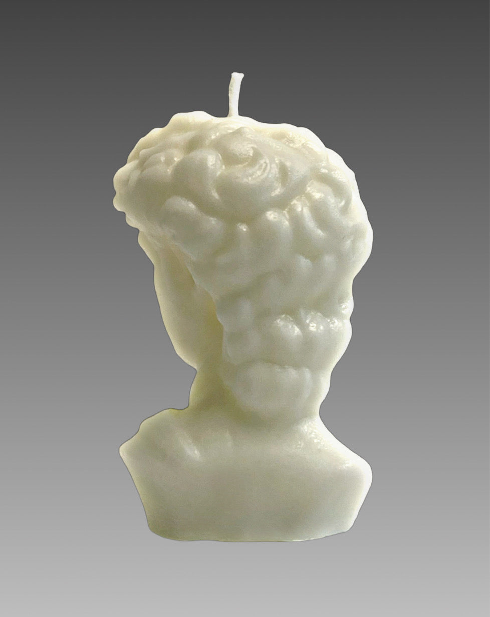 Roman Bust Pillar Candle