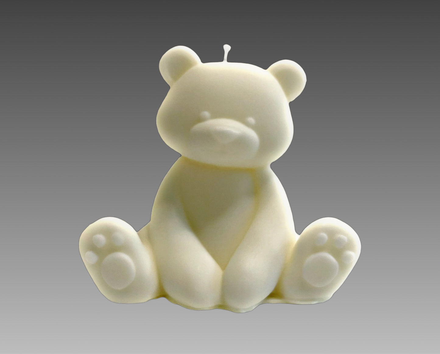 Teddy Bear Pillar Candle