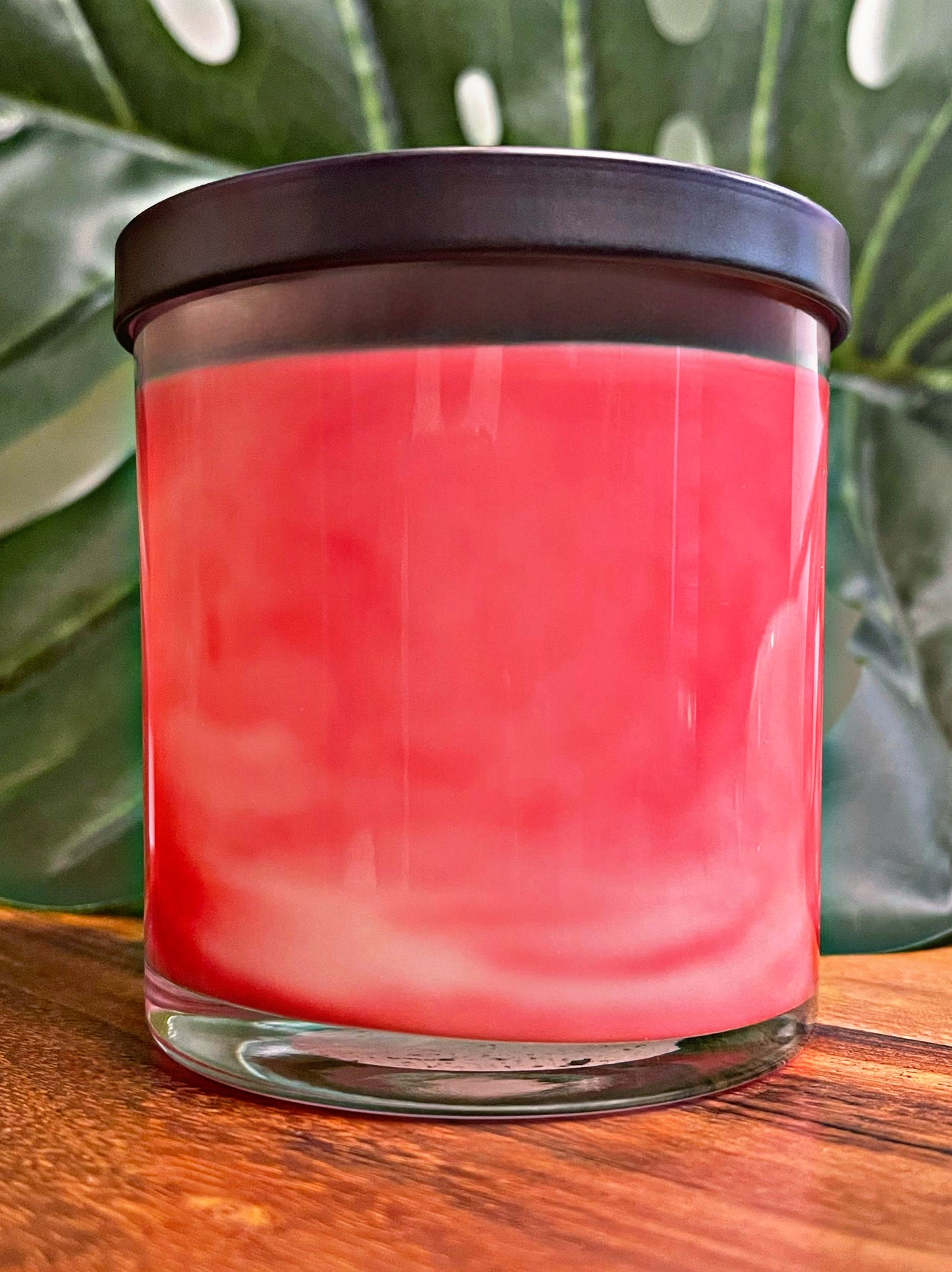 Macintosh Apple Marbled Candle Premium Wax Wooden Wick 9 oz Jar