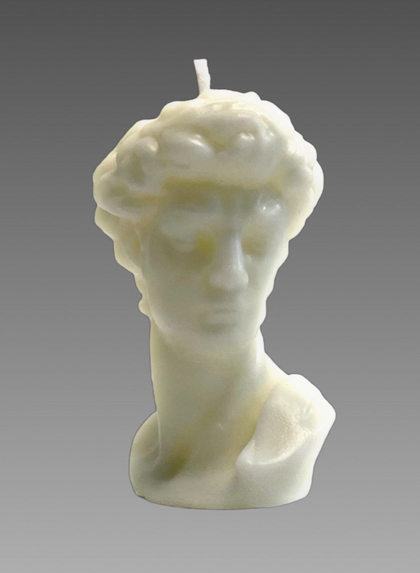 Roman Bust Pillar Candle