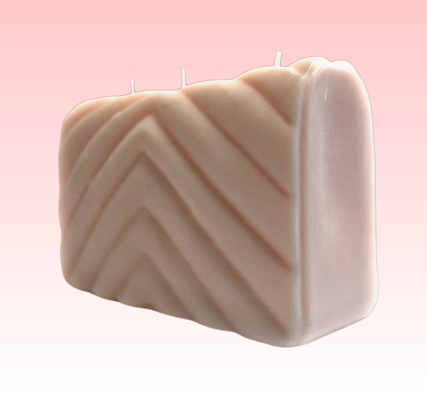 Pink Designer Purse Pillar Candle