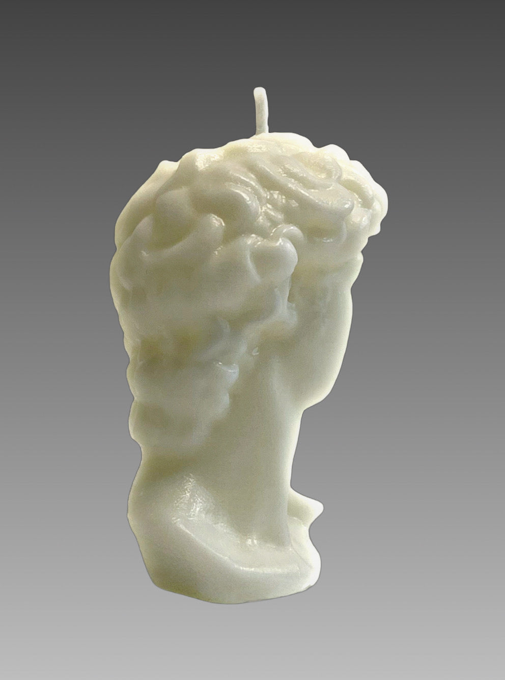 Roman Bust Pillar Candle