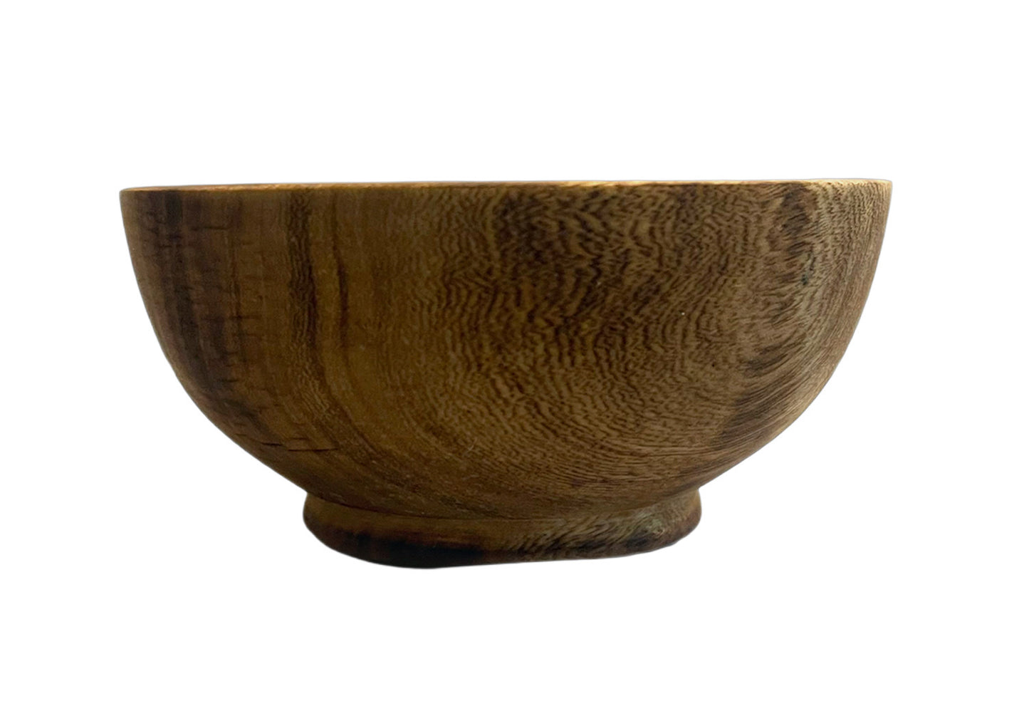 Round Wooden Dough Bowl Candle with Lid