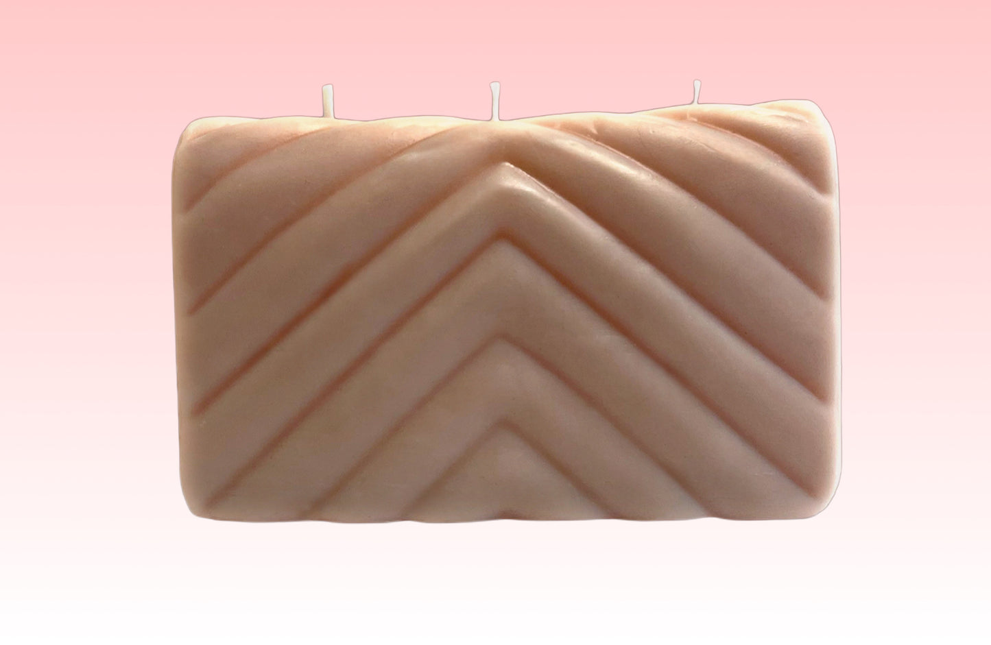 Pink Designer Purse Pillar Candle