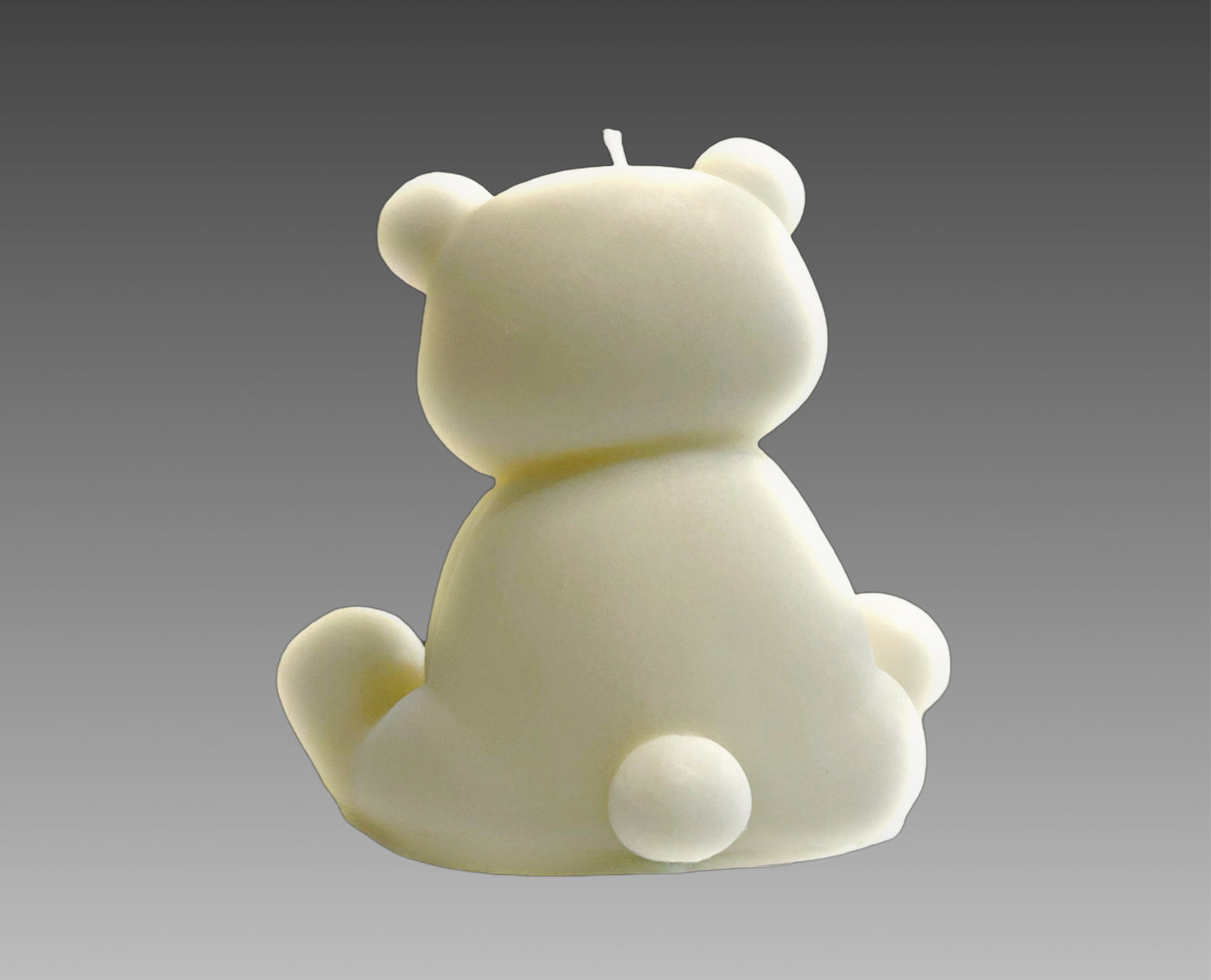 Teddy Bear Pillar Candle