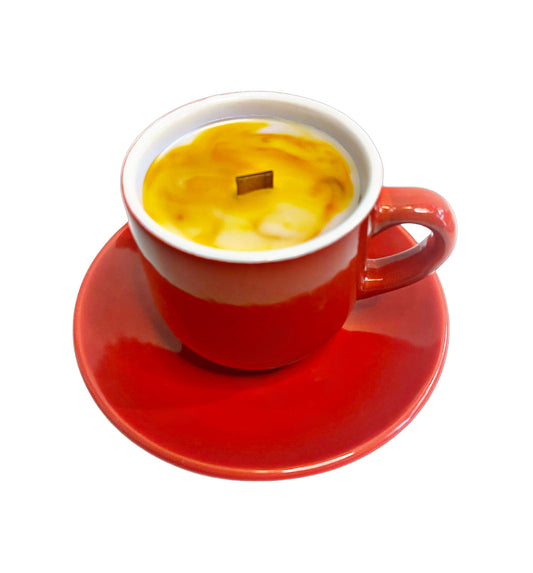 Red Tea Coffee Mini Cup Candle