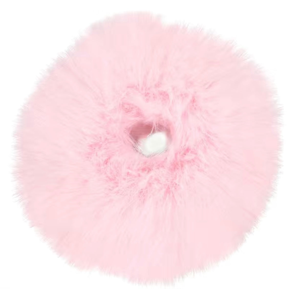 Faux Rabbit Fur Hair Scrunchie - Multiple Colors