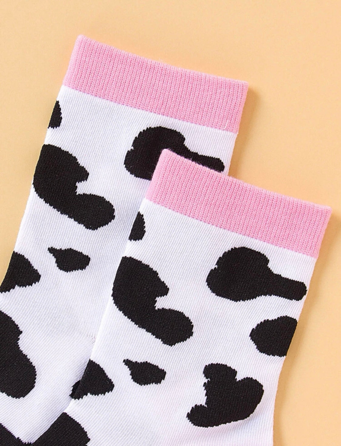 Cow Print Socks - One Size Fits All