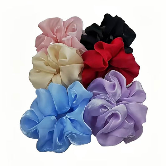 Silky Hair Scrunchie - Different Solid Colors